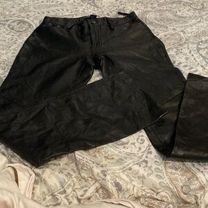 GAP vintage leather pants